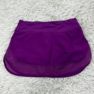 Lululemon Hotty Hot Skirt II Chilled Grape